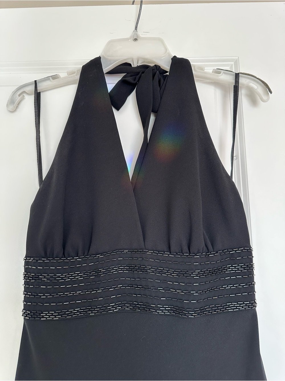 Jones New York Black Dress with Halter Ties